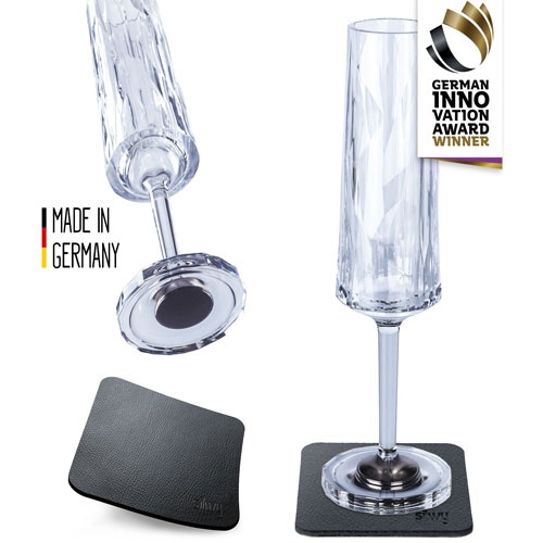 Silwy Champagneglas magnetisk, pakke med 2 stk. i gruppen Husholdning & Køkken / Glas / Magnetisk Glas hos Campmarket (72141)