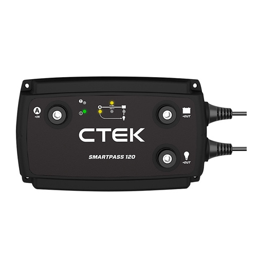 CTEK Batterilader Smartpass 120 12V i gruppen Campingvogn og autocamper / El - Elektronik / Batterier & Omformere / Batteriopladere hos Campmarket (72188)