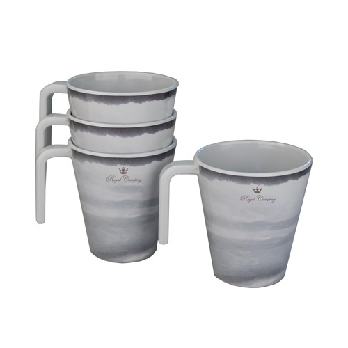 Royal Camping Shell krus, pakke med 4 stk. i gruppen Husholdning & Køkken / Glas / Krus og kaffekopper hos Campmarket (72373)