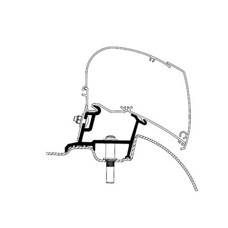 Thule Adapter Serie 6 Crafter/Sprinter 2007-2016 i gruppen Fortelt & Markiser / Markiser / Autocamper Markiser / Thule/Omnistor / Adaptrar hos Campmarket (72499)