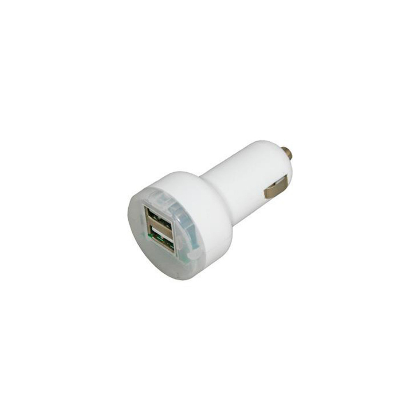USB-oplader Kompakt Dobbelt i gruppen Campingvogn og autocamper / El - Elektronik / Kontakter&strøm ind / ud / USB - Stik hos Campmarket (73030)
