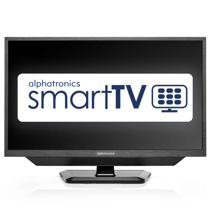 Smart TV alphatronics SLA-24 DSBAI+H 24 tommer i gruppen Campingvogn og autocamper / El - Elektronik / TV, Billede & Lyd / TV hos Campmarket (73868)