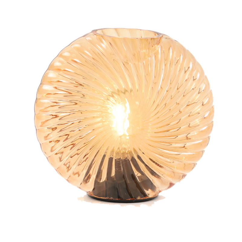Lampe Milado Glas Fersken 16,5x7x16,5cm i gruppen Hjem og indretning / Belysning & Lygter hos Campmarket (75076)