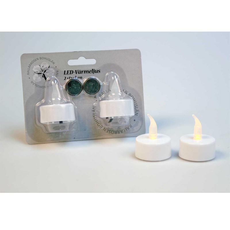 Led varmelys 2-pak i gruppen Hjem og indretning / Belysning & Lygter hos Campmarket (75163)