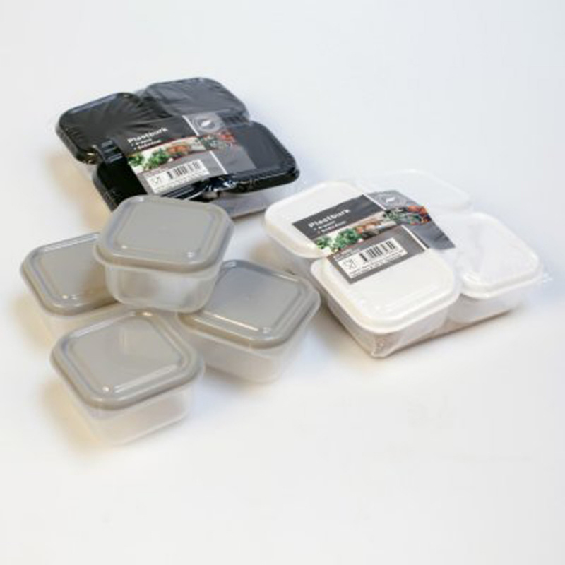 Plastdåse med låg i gruppen Husholdning & Køkken / Køkkentilbehør / Opbevaring af mad hos Campmarket (75201)