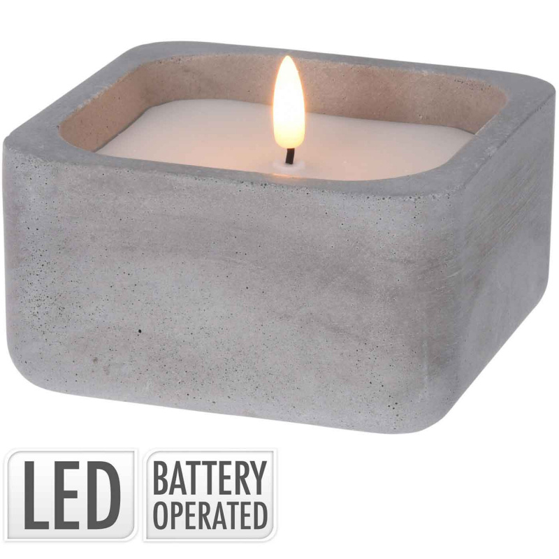 LED-lys Beton i gruppen Hjem og indretning / Belysning & Lygter hos Campmarket (76550)