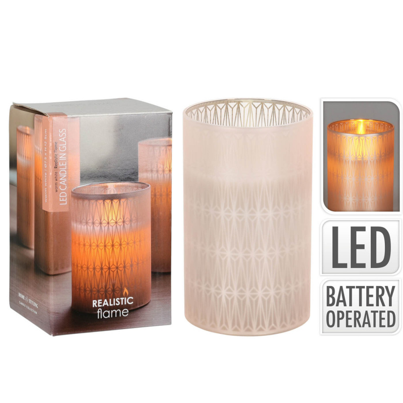 LED-lys i glas i gruppen Hjem og indretning / Belysning & Lygter hos Campmarket (77169)