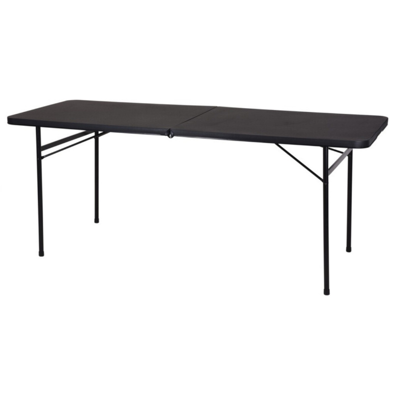 Sammenfoldelig Campingbord 180x73cm Sort i gruppen Camping møbler / Bord hos Campmarket (77941)