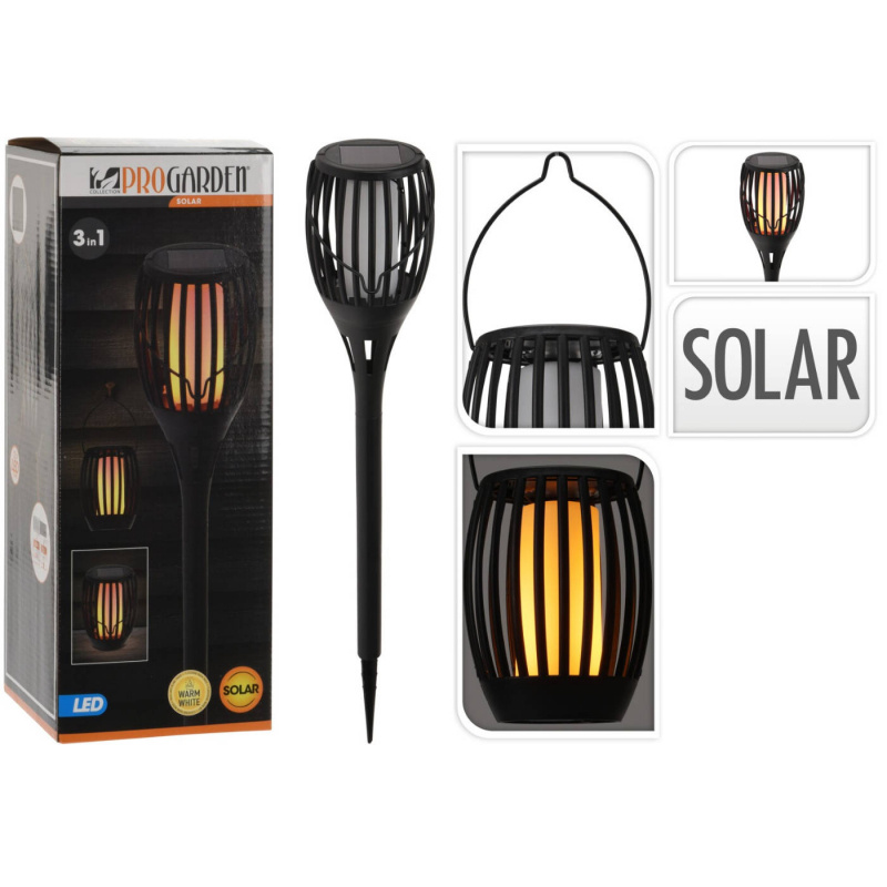 Solar fakkel 58cm 3 i 1 i gruppen Hjem og indretning / Belysning & Lygter hos Campmarket (77948)