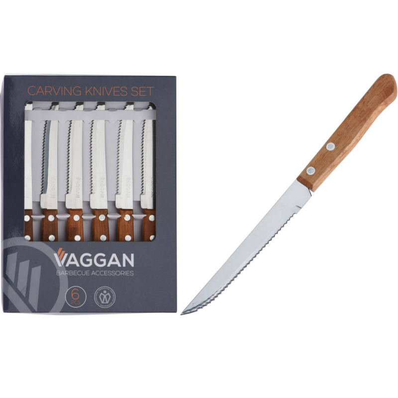 Grillknive 6-stk i gruppen Husholdning & Køkken / Griller / Grilltilbehør hos Campmarket (78259)