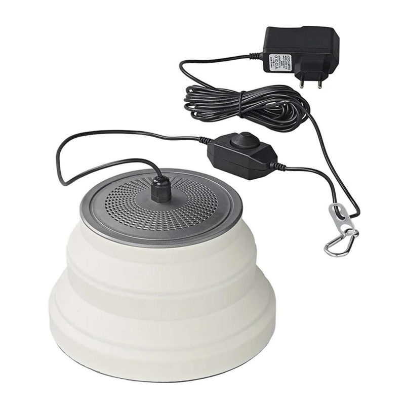 Proplus Hængende LED-lampe foldbar silikone hvid i gruppen Hjem og indretning / Belysning & Lygter hos Campmarket (78407)