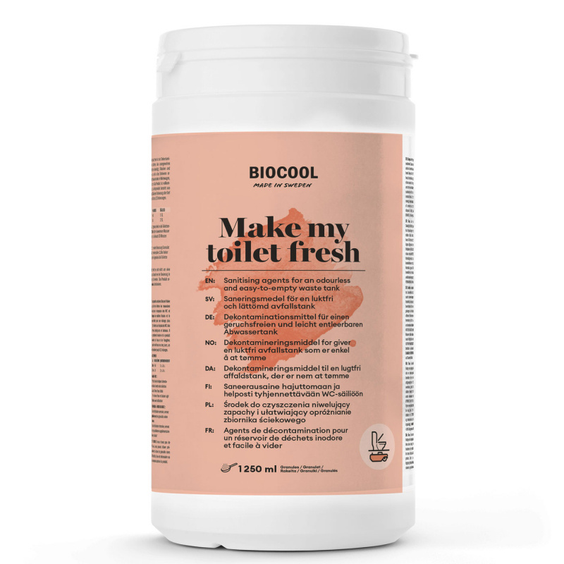 Biocool Make My Toilet Fresh Granulat i gruppen Vand & Sanitet / Kem / Kemikalier og tilbehør hos Campmarket (79502)