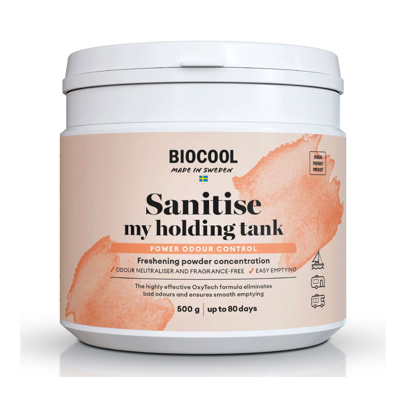 Biocool Make My Toilet Fresh Pulver 500g i gruppen Vand & Sanitet / Kem / Kemikalier og tilbehør hos Campmarket (80683)
