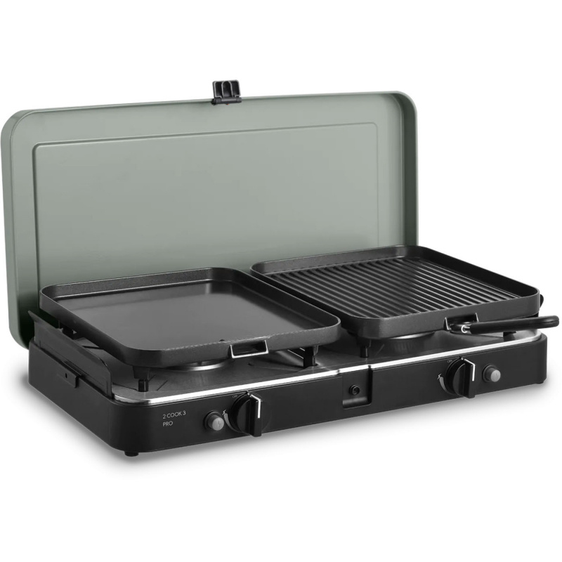 Cadac Gaskomfur 2-Cook 3 Pro Deluxe i gruppen Husholdning & Køkken / Køkkenmaskiner / Gaskomfur hos Campmarket (81845)