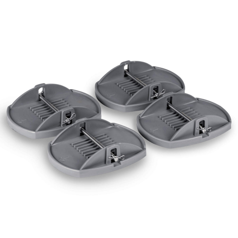 Kampa Pro Støttebensfod 4-pak i gruppen Campingvogn og autocamper / Chassis / Støtteben hos Campmarket (82221)