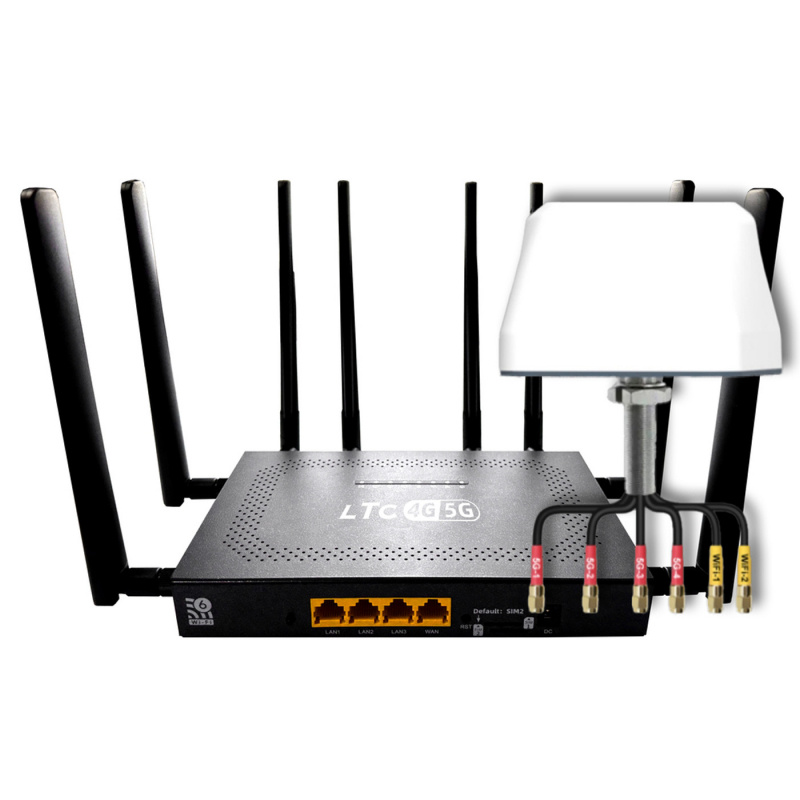 LTC 5G Router og Antennepakke i gruppen Campingvogn og autocamper / El - Elektronik / Internet & WiFi hos Campmarket (82339)