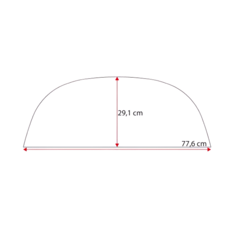 Isabella Hjulhusafdækning Enkelt Fendt 2016- i gruppen Fortelt & Markiser / Tilbehør-Reservedele / Pocket Piece & frakker / Hjulhus dækning hos Campmarket (82767)