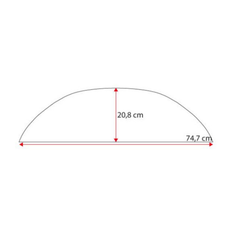 Isabella Hjulhusafdækning Enkelt Hobby 2022- i gruppen Fortelt & Markiser / Tilbehør-Reservedele / Pocket Piece & frakker / Hjulhus dækning hos Campmarket (82771)