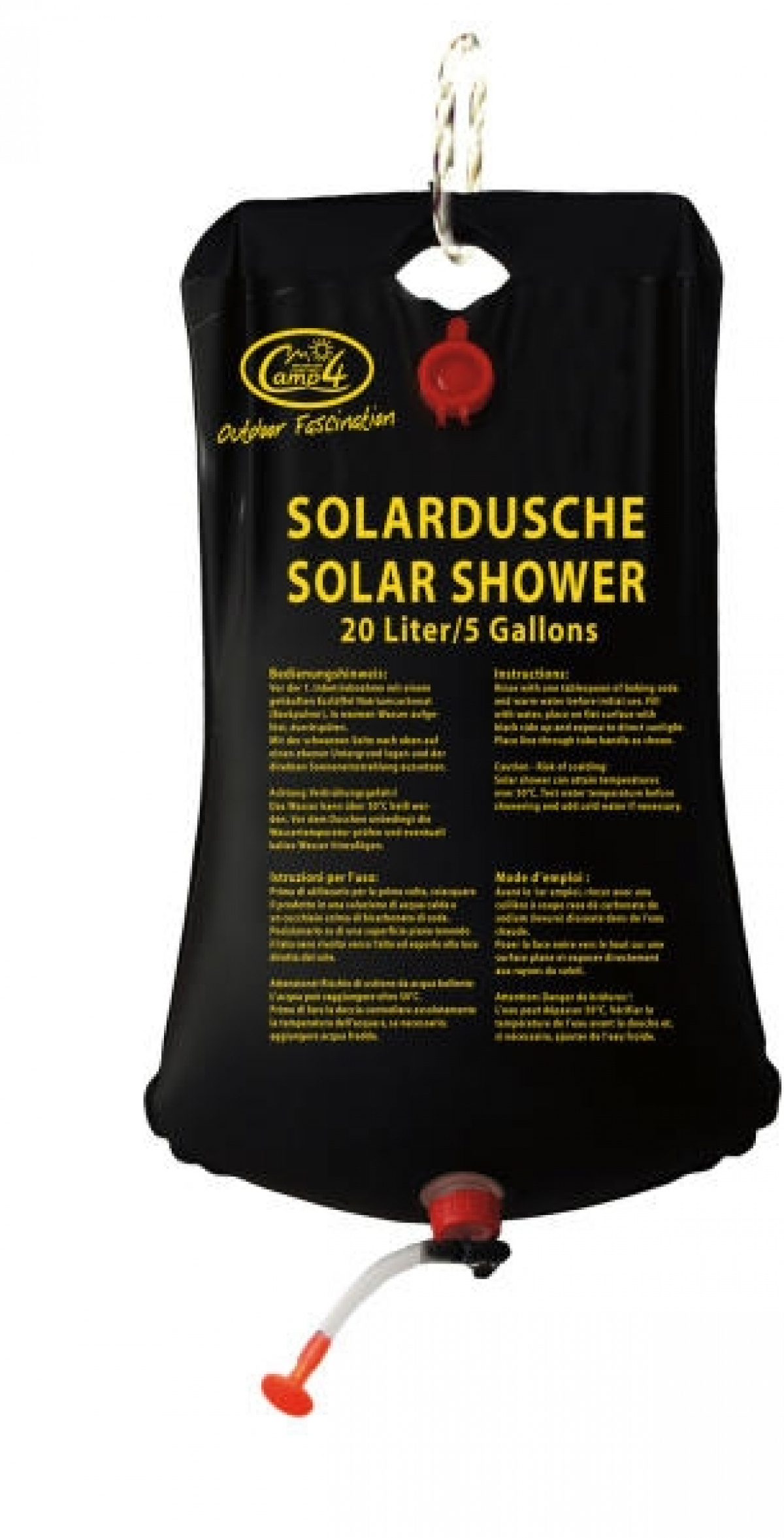 Camp4 Solardusch 20 l. i gruppen Outdoor / Bruser hos Campmarket (64165)