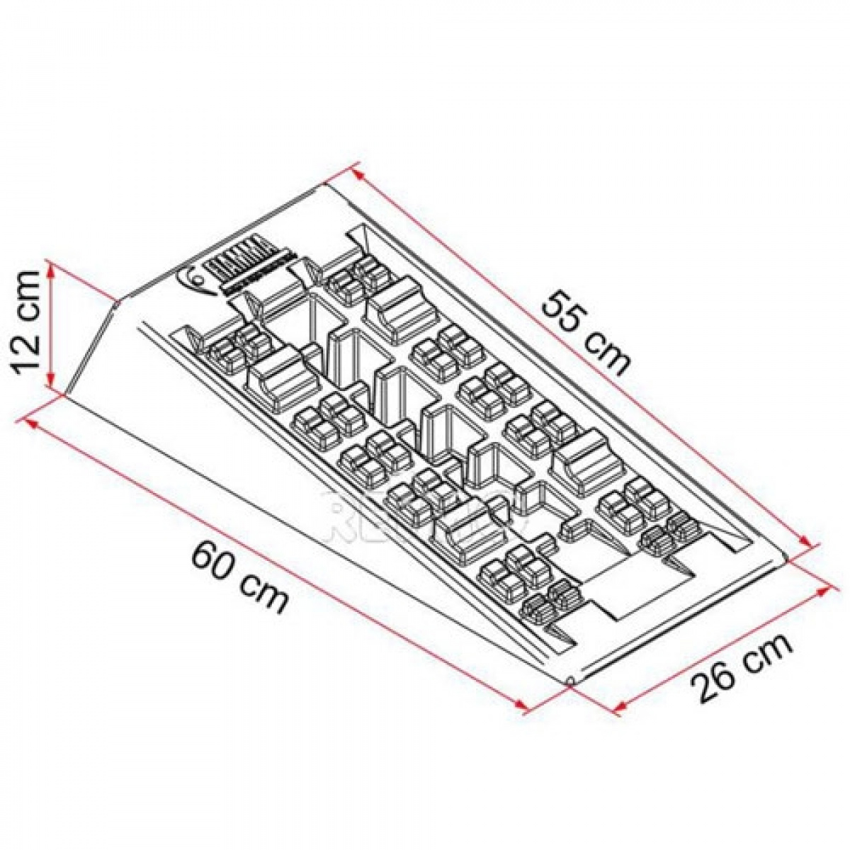 Jumbo Level-System XXL, pakke med 2 stk. i gruppen Campingvogn og autocamper / Chassis / Niveaukloser hos Campmarket (64189)