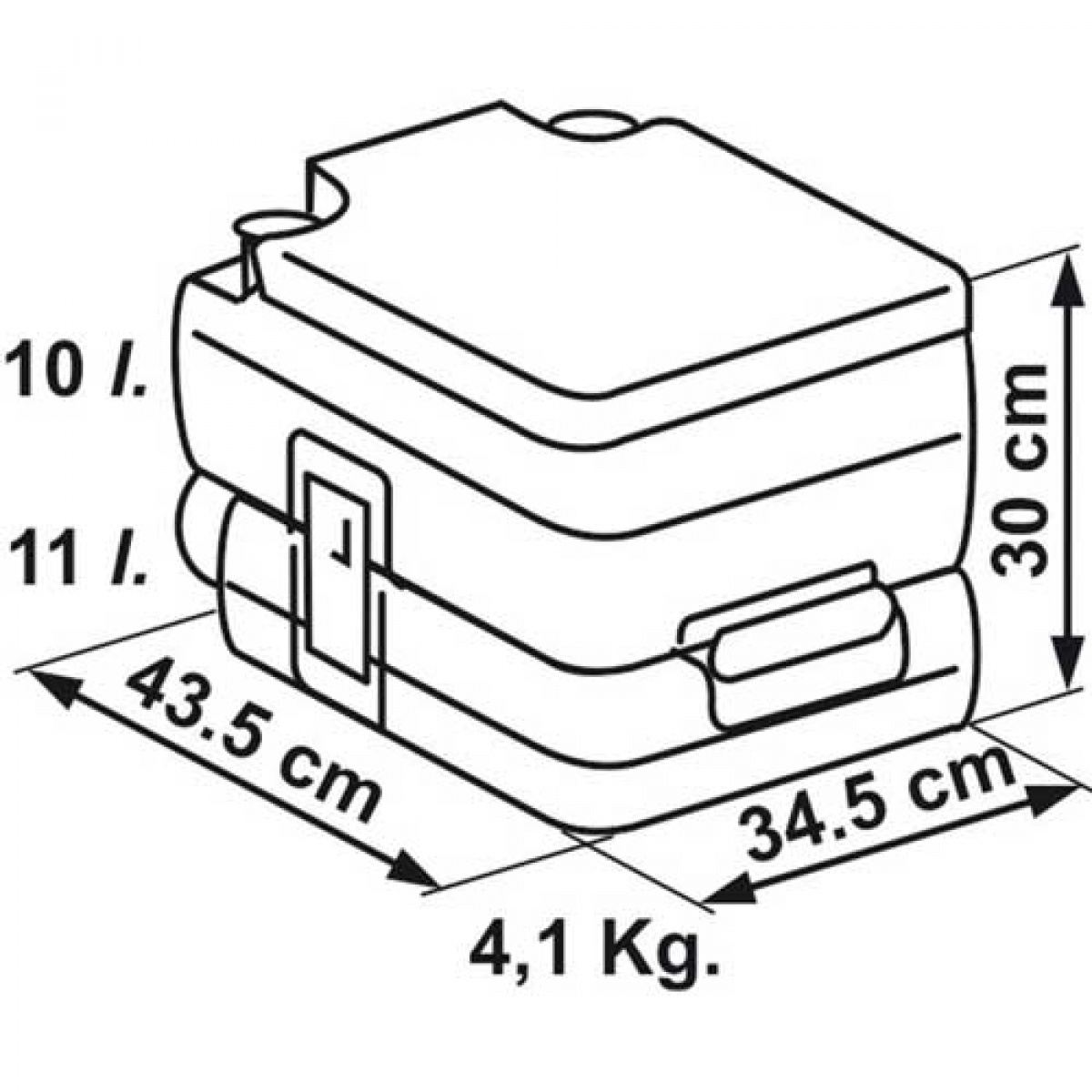 Bi-Pot 30 i gruppen Vand & Sanitet / Toilet / Toiletter / Bærbare toiletter hos Campmarket (64295)