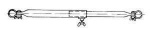 Verandastang stål 22mm 75-120cm Verandastang stål 22mm 75-120cm
