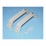 Trækhåndtag Gråt 180mm 2-p