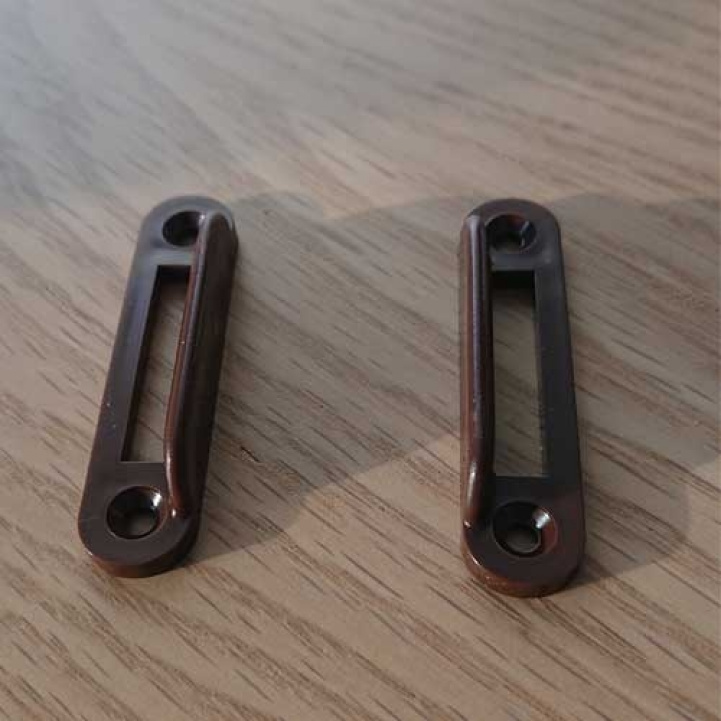 Slutblik plast mørkebrun 55 mm i gruppen Campingvogn og autocamper / Lås & beslag / Inv. Dør & Lugelåse hos Campmarket (64552)