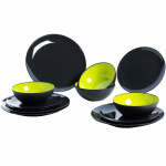 Gimex Greyline Lime bordservice med 12 dele