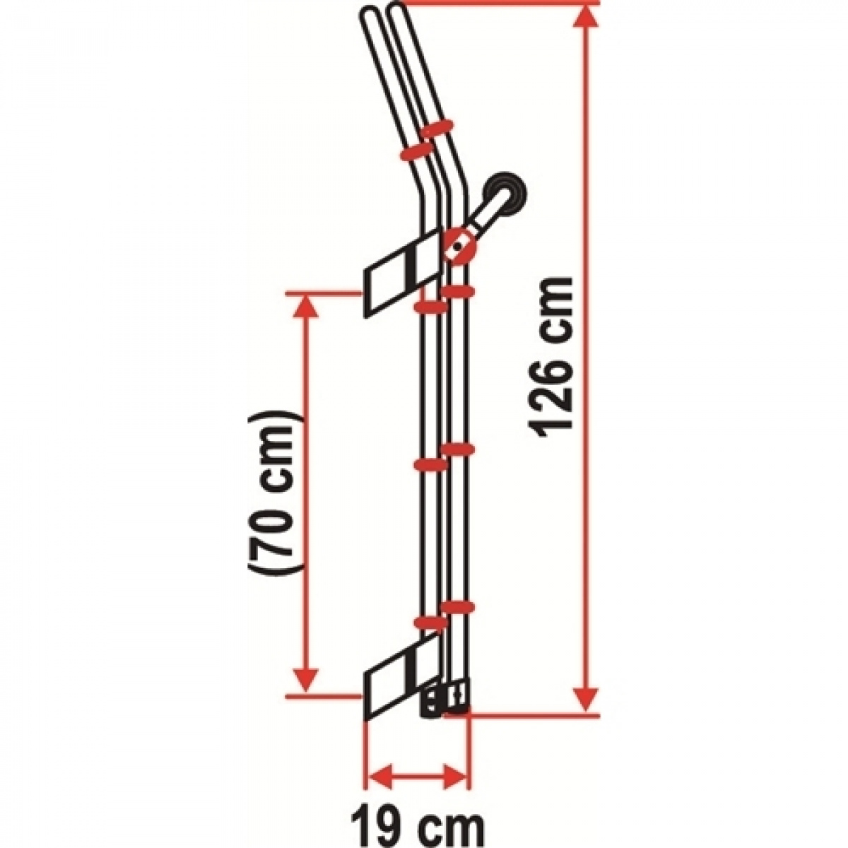 STEGE FIAMMA DELUXE 8 - 8 ALUMINIUMSSTIGE i gruppen Campingvogn og autocamper / Karosseri / Stiger hos Campmarket (64863)