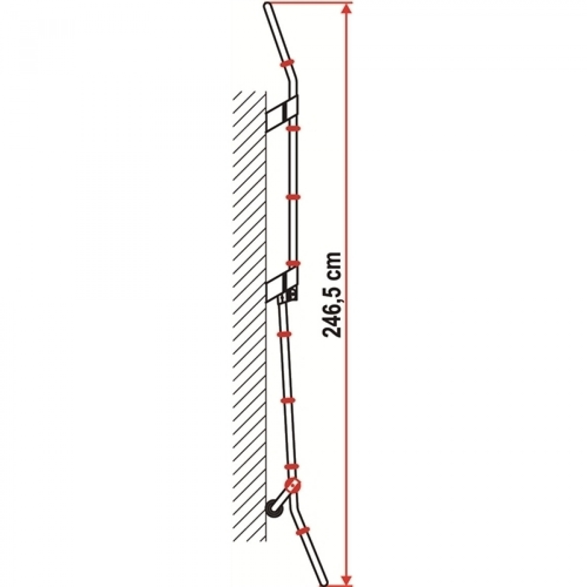 STEGE FIAMMA DELUXE 8 - 8 ALUMINIUMSSTIGE i gruppen Campingvogn og autocamper / Karosseri / Stiger hos Campmarket (64863)