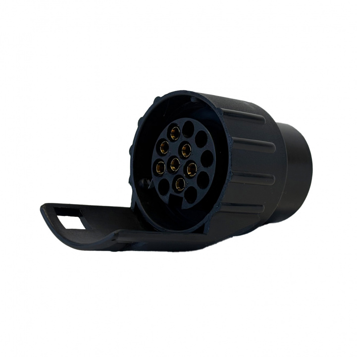 Biladapter 7-polet til bil, 13-polet til campingvogn i gruppen Campingvogn og autocamper / Chassis / Movers/Koblingshjælp / Trailer kontakter hos Campmarket (64891)