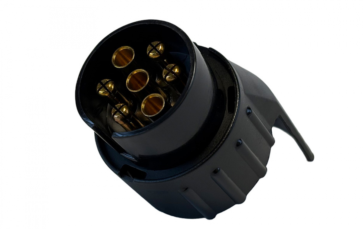 Biladapter 7-polet til bil, 13-polet til campingvogn i gruppen Campingvogn og autocamper / Chassis / Movers/Koblingshjælp / Trailer kontakter hos Campmarket (64891)