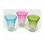 Glasvase højde 18 cm