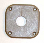 Dækplade Lysegrå enkel