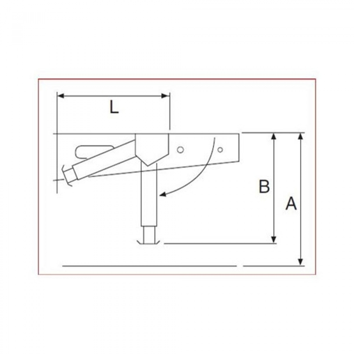 Støtteben ALKO Clickfix 40-49 cm i gruppen Campingvogn og autocamper / Chassis / Støtteben hos Campmarket (65114)