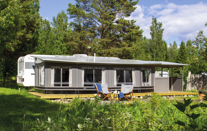 Svenska-Tält Standby 7000 Bugtvindue Bredde 740cm i gruppen Fortelt & Markiser / Fortelt Campingvogn / Villa telt hos Campmarket (65145)