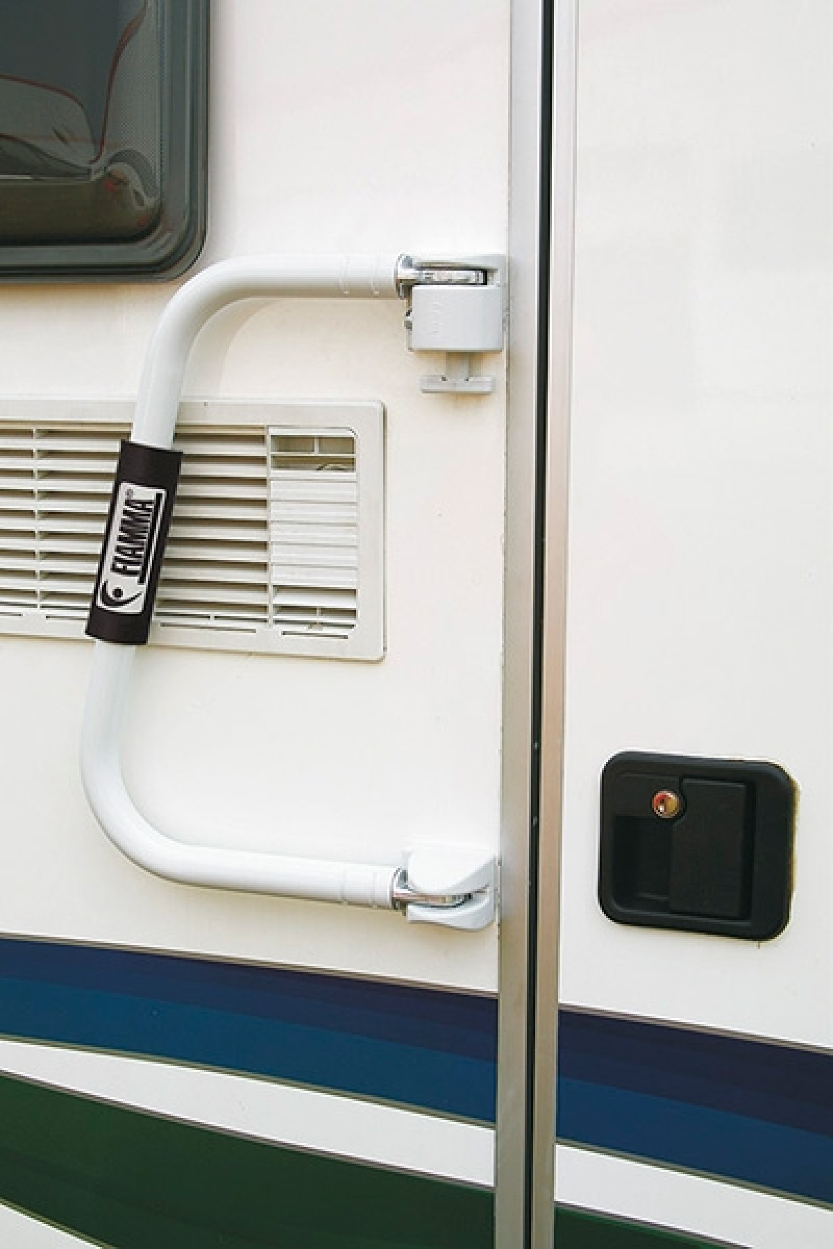 Sikkerhedsbøjle Security 46 Hvid i gruppen Campingvogn og autocamper / Lås & beslag / Sikerheds lås hos Campmarket (65151)