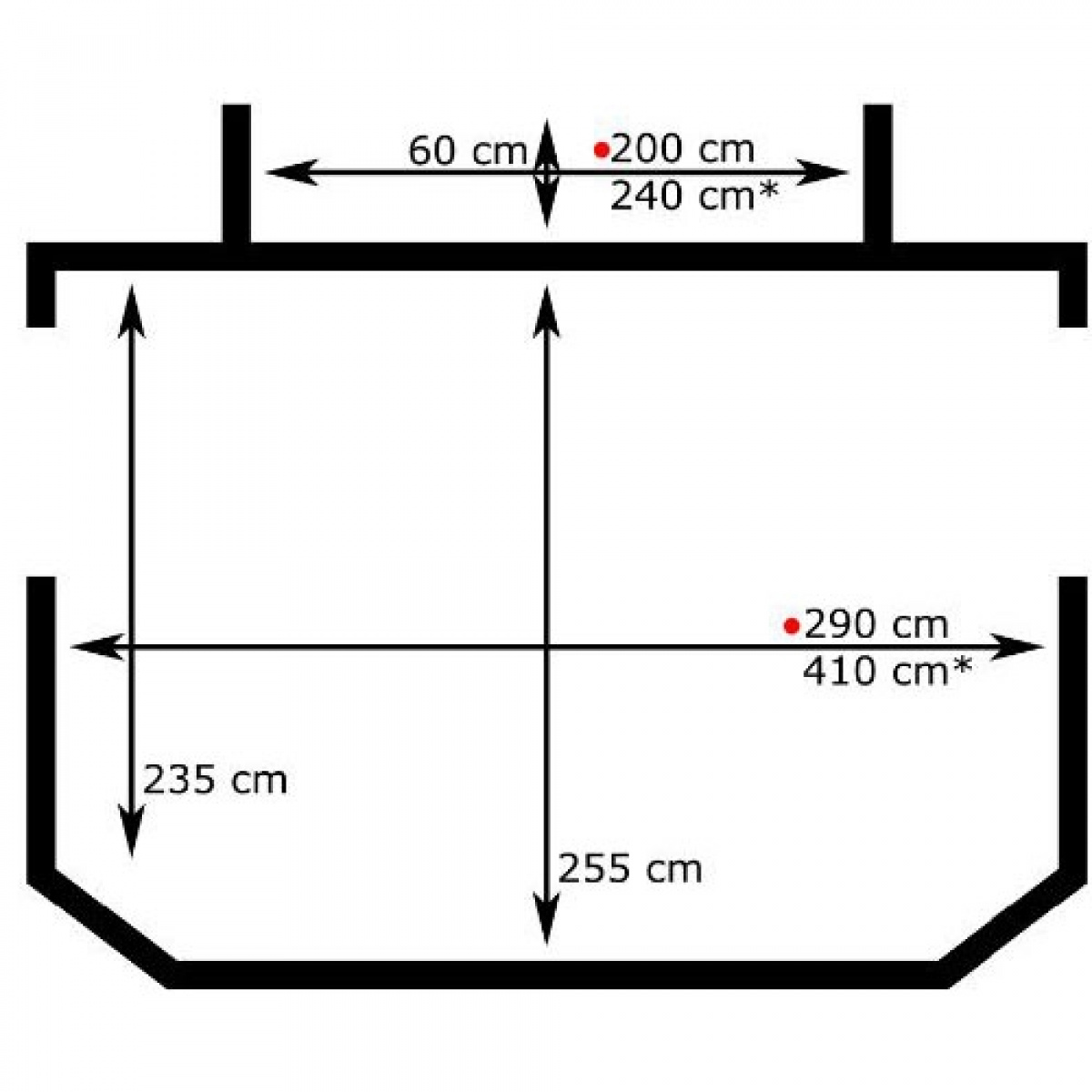 Svenska Tält Standby 3000 Karnap Bredde 290cm i gruppen Fortelt & Markiser / Fortelt Campingvogn / Villa telt hos Campmarket (65195)