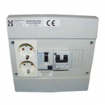 Generator med jordfejlafbryder