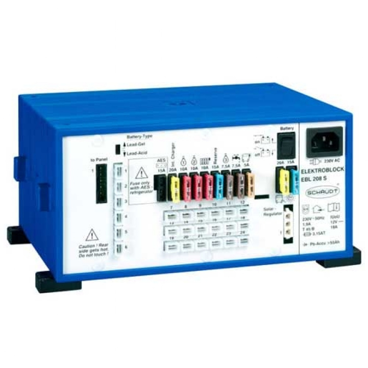 Generator EBL 208 S i gruppen Campingvogn og autocamper / El - Elektronik / El tavler og Elværk / El centraler hos Campmarket (65233)