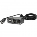 Stik med 2 stk./12 V og 2 stk./USB Stik med 2 stk./12 V og 2 stk./USB