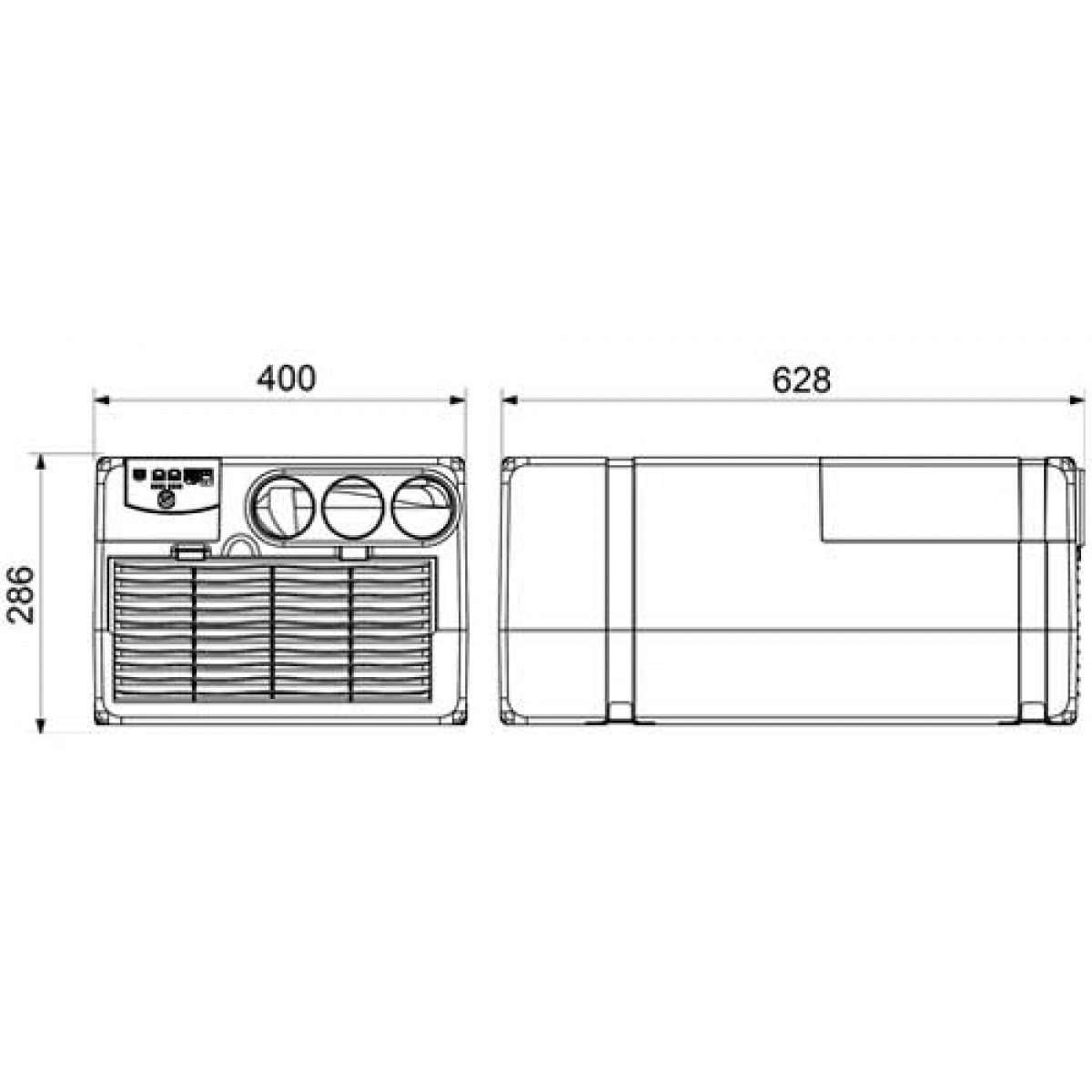 Dometic FreshWell 3000 i gruppen Campingvogn og autocamper / Varme & Køling / AC / Gulvmontered hos Campmarket (65324)