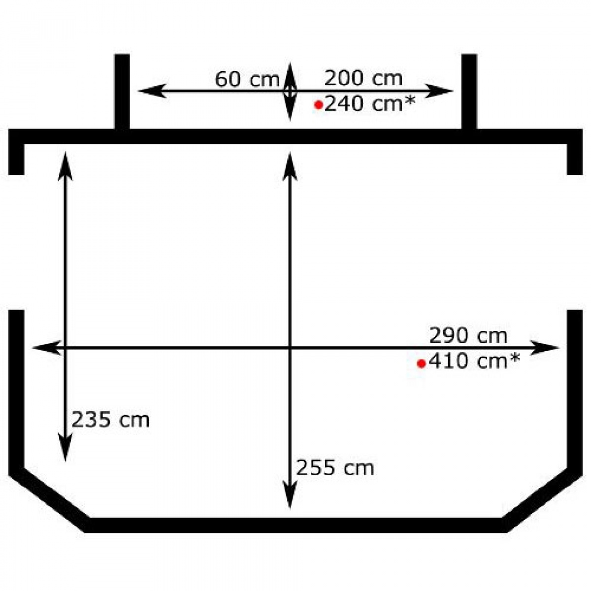 Svenska-Tält Standby 4000 Karnap Bredde 410cm i gruppen Fortelt & Markiser / Fortelt Campingvogn / Villa telt hos Campmarket (65692)