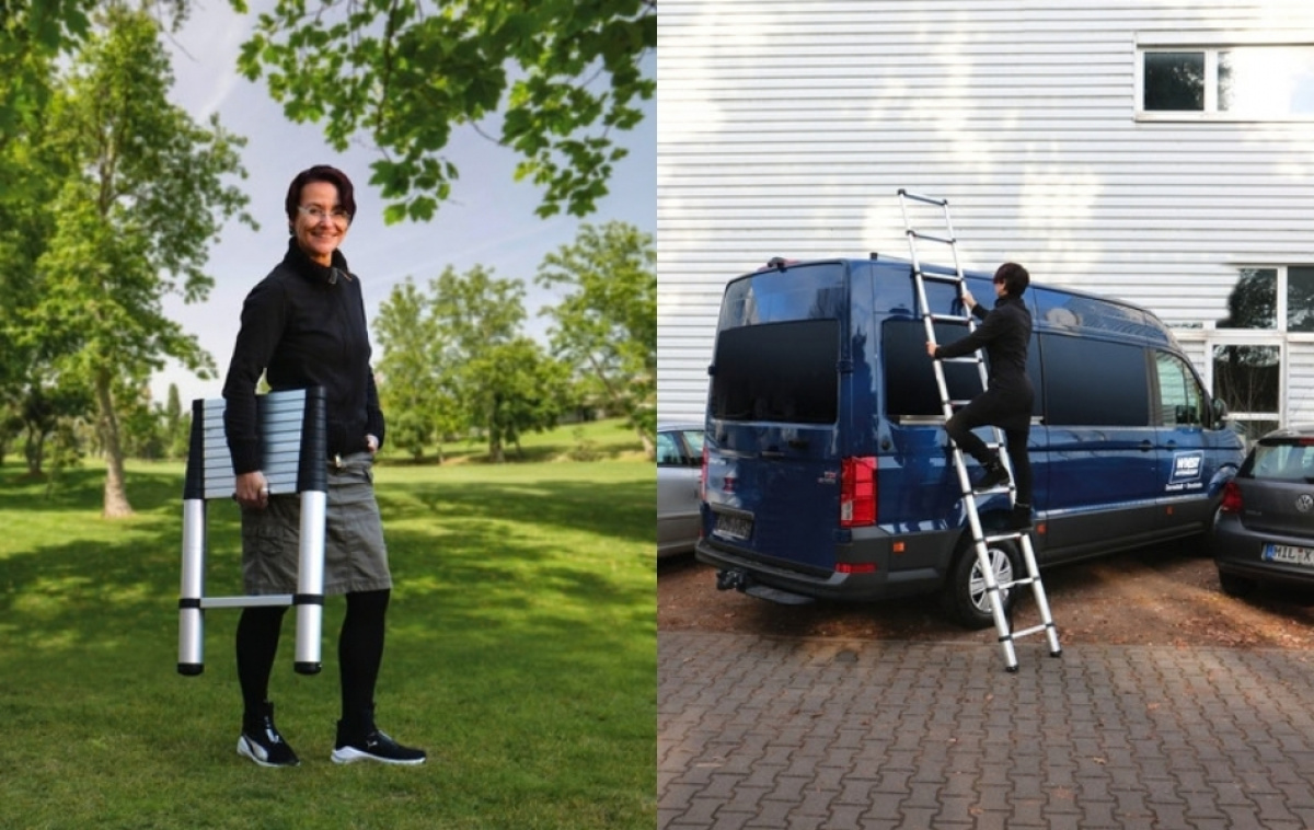 Carbest Teleskopstige Aluminium 320 cm i gruppen Campingvogn og autocamper / Karosseri / Stiger hos Campmarket (65709)