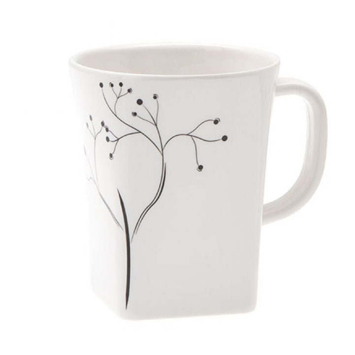 Gimex Krus Quadrato Black Pearl 30cl i gruppen Husholdning & Køkken / Glas / Krus og kaffekopper hos Campmarket (65758)