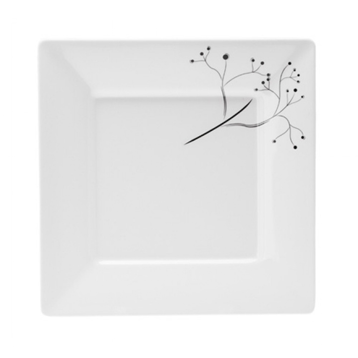 Quadrato Black Pearl Desserttallerken 20x20 Gimex i gruppen Husholdning & Køkken / Servering / Tallerkner hos Campmarket (65759)