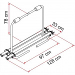 Fiamma Cykelholder Caravan XL A