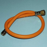 LPG slange 60 cm 1/4 tommer venstre gevind-8 mm samlekobling LPG slange 60 cm 1/4 tommer venstre gevind-8 mm samlekobling