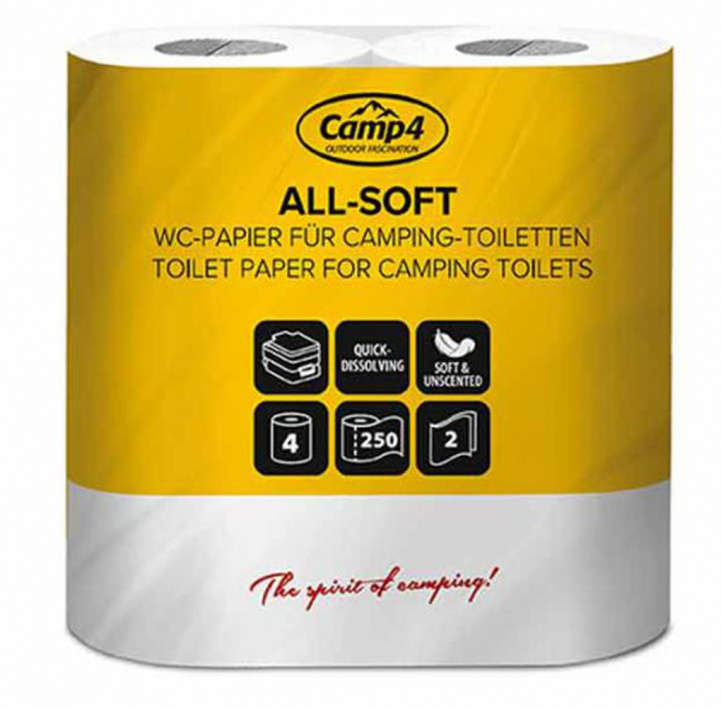 Camp4 toiletpapir, pakke med 4 stk.